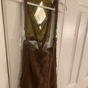 Wishlist apparel gauze linen overalls